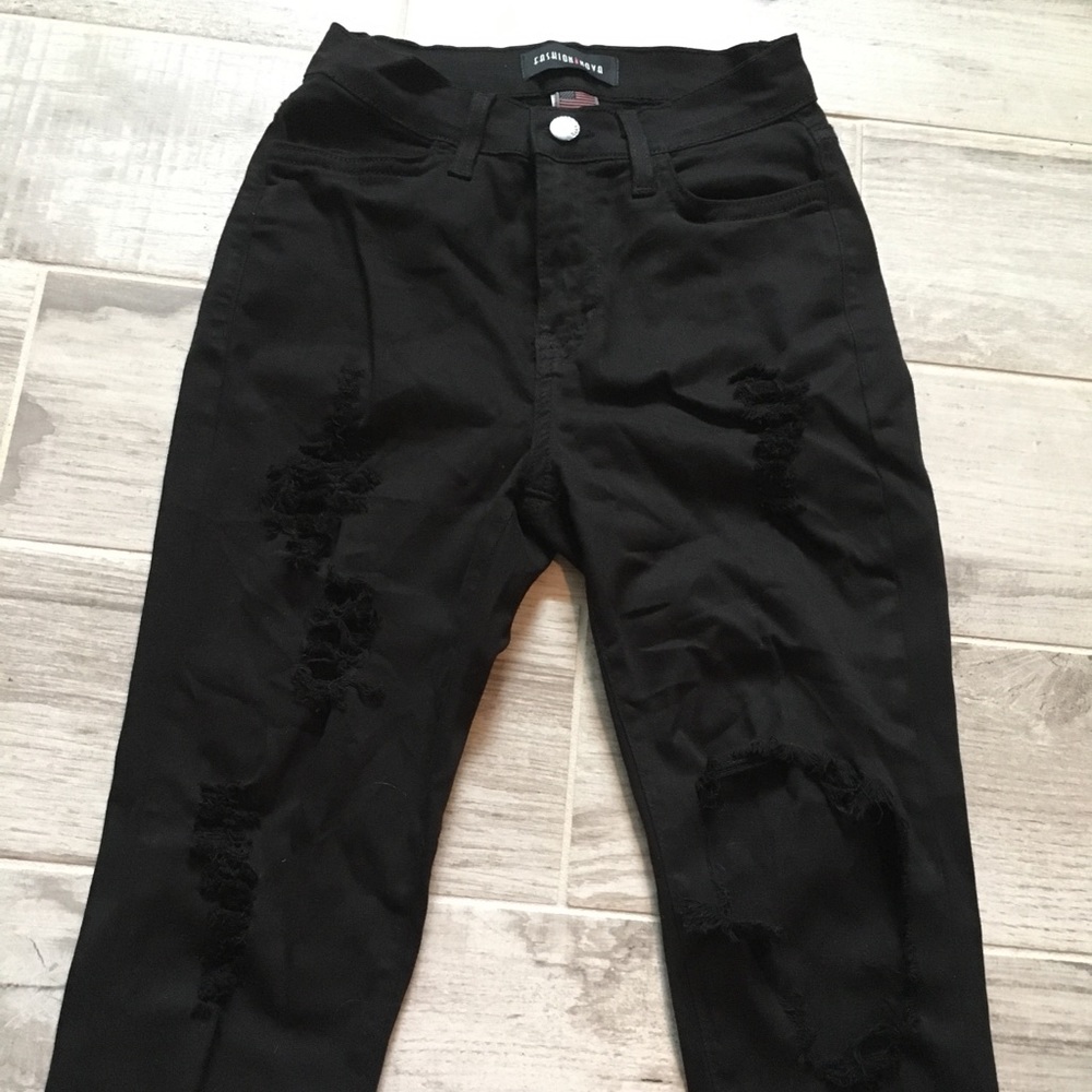 Brand new Fashion Nova glistening Jeans